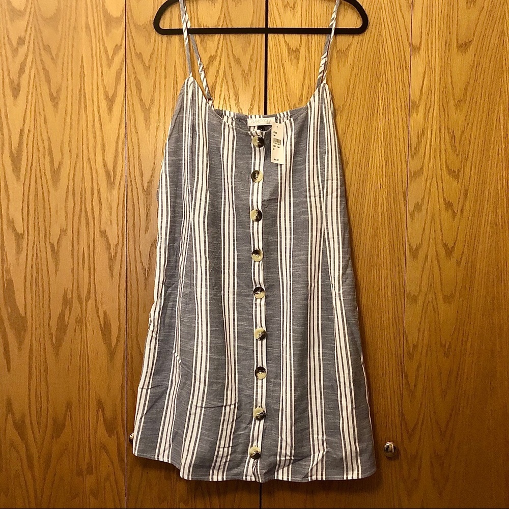 Spaghetti Strap Striped Dress